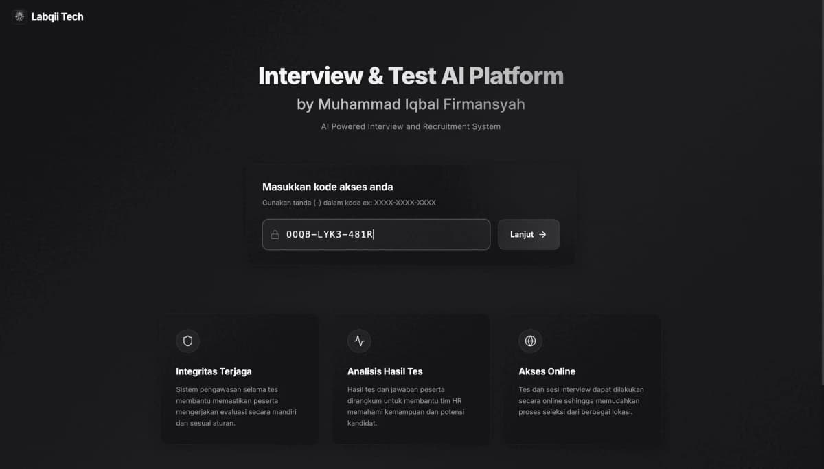 Interview & Test AI Platform